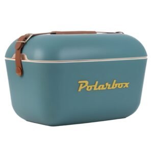 Conservadora Hielera Polarbox Vintage 20 litros Classic - Azul Marino y Mostaza
