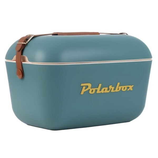 Conservadora Hielera Polarbox Vintage 20 litros Classic - Azul Marino y Mostaza