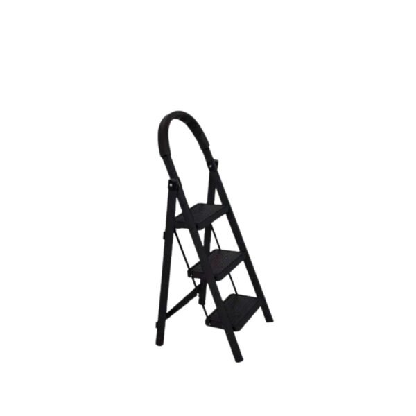 escalera-tijera-3-escalones-base-antideslizante-negro.jpg Escalera Tijera 3 Escalones Base Antideslizante - Negro