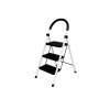 escalera-tijera-3-escalones-base-antideslizante-negro-blanco.jpg Escalera Tijera 3 Escalones Base Antideslizante - Negro