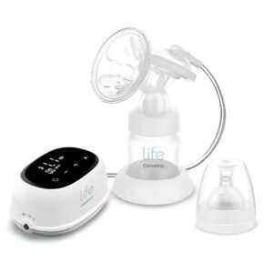 extractor-de-leche-electrico-carestino-life-con-mamadera-gris.jpg Extractor de Leche Eléctrico Carestino Life Con Mamadera - Gris