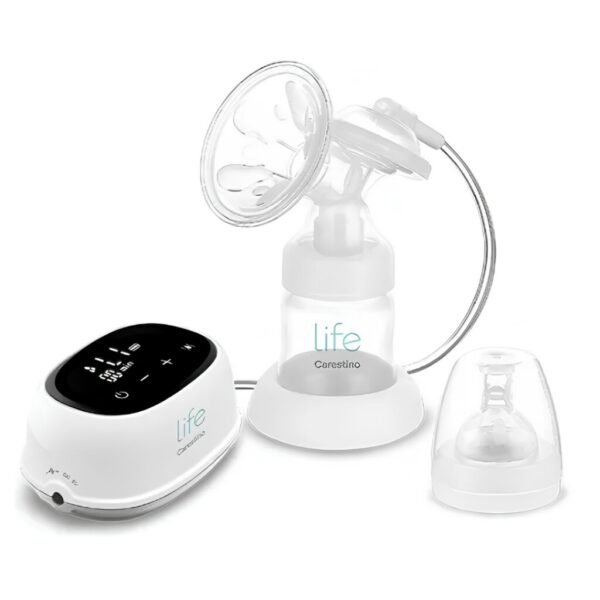 extractor-de-leche-electrico-carestino-life-con-mamadera-gris.jpg Extractor de Leche Eléctrico Carestino Life Con Mamadera - Gris