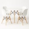 juego-de-comedor-con-mesa-circular-de-80cm-4-sillas-eames-blanco-blanco.jpg Juego de comedor Con Mesa Circular de 80cm + 4 Sillas Eames - Blanco/Blanco