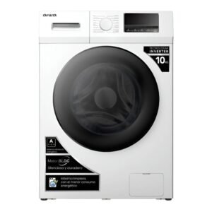 Lavarropas Automático Inverter Aiwa 10kg Frontal - Blanco