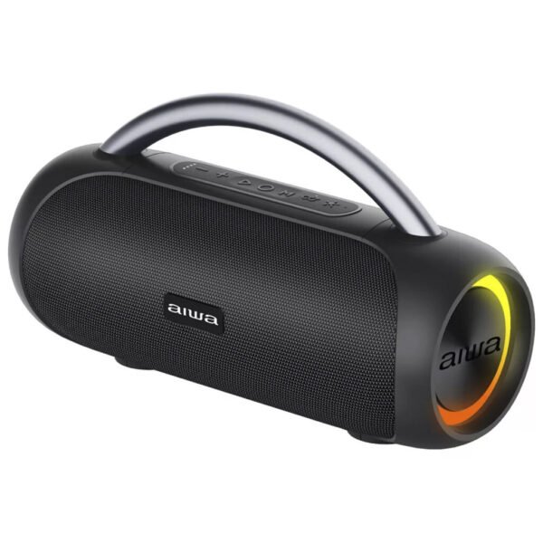 Parlante Bluetooth Aiwa AW-S10BT con Luces LED 20W RMS - Black