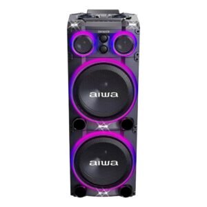 Parlante Torre De Audio Aiwa Bluetooth 4000w Pmpo Modelo Awpoc15
