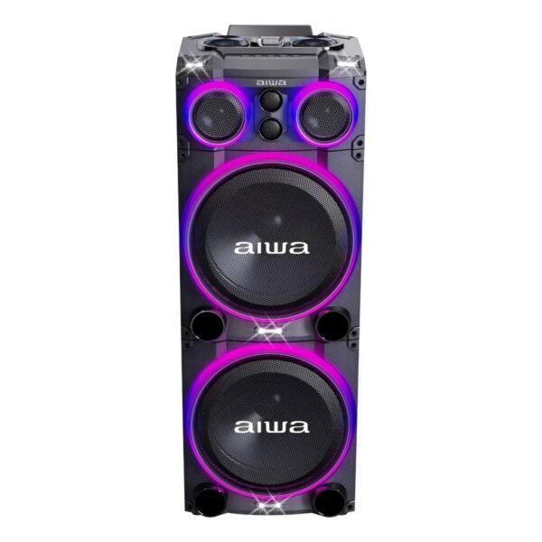 Parlante Torre De Audio Aiwa Bluetooth 4000w Pmpo Modelo Awpoc15