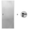 puerta-desarmada-interior-en-mdf-con-marco-y-cerradura-lumax-blanca-tramada-herraje-negro.jpg Puerta Desarmada Interior en MDF con Marco y Cerradura Lumax - Blanca tramada Herraje Negro