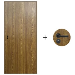puerta-desarmada-interior-en-mdf-con-marco-y-cerradura-lumax-marron-claro-lisa-herraje-negro-1.jpg Puerta Desarmada Interior en MDF con Marco y Cerradura Lumax - Marrón Claro Lisa Herraje Negro