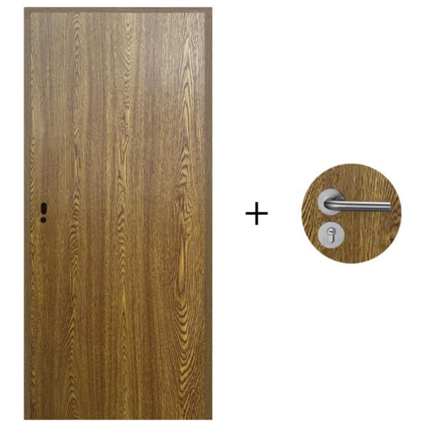puerta-desarmada-interior-en-mdf-con-marco-y-cerradura-lumax-marron-claro-lisa-herraje-plateado-1.jpg Puerta Desarmada Interior en MDF con Marco y Cerradura Lumax - Marrón Claro Lisa Herraje Plateado